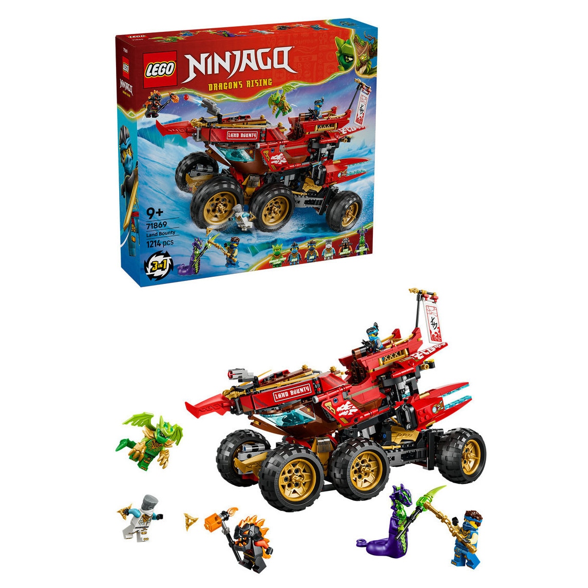 新品タグ付き
Phenix  フェニックス ウエア上下 LEGO® NINJAGO® - Bounty de teren 71869, 1214 piese - eMAG.ro