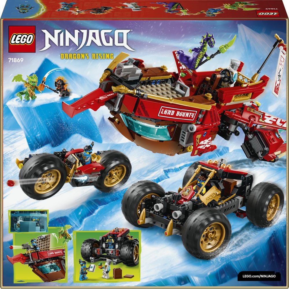 LEGO® NINJAGO® - Bounty de teren 71869, 1214 piese - eMAG.ro