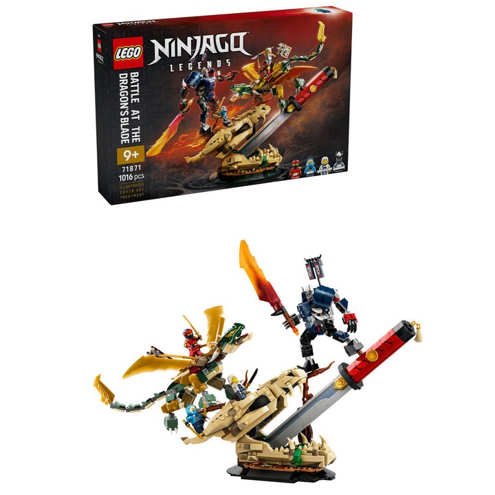 LEGO® NINJAGO® - Batalia de la Sabia Dragonului 71871, 1016 piese