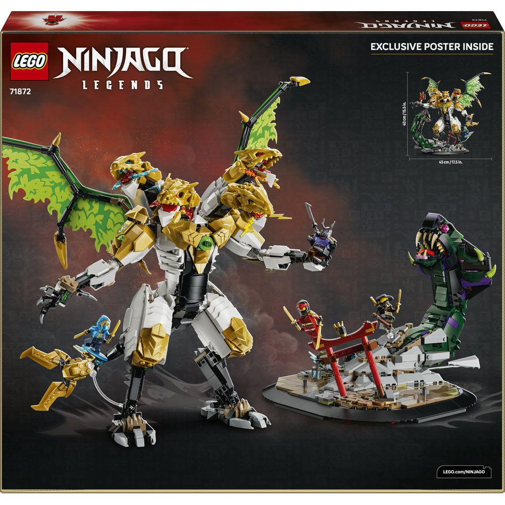 LEGO® NINJAGO® - Impresionanta batalie a dragonului 71872, 2178