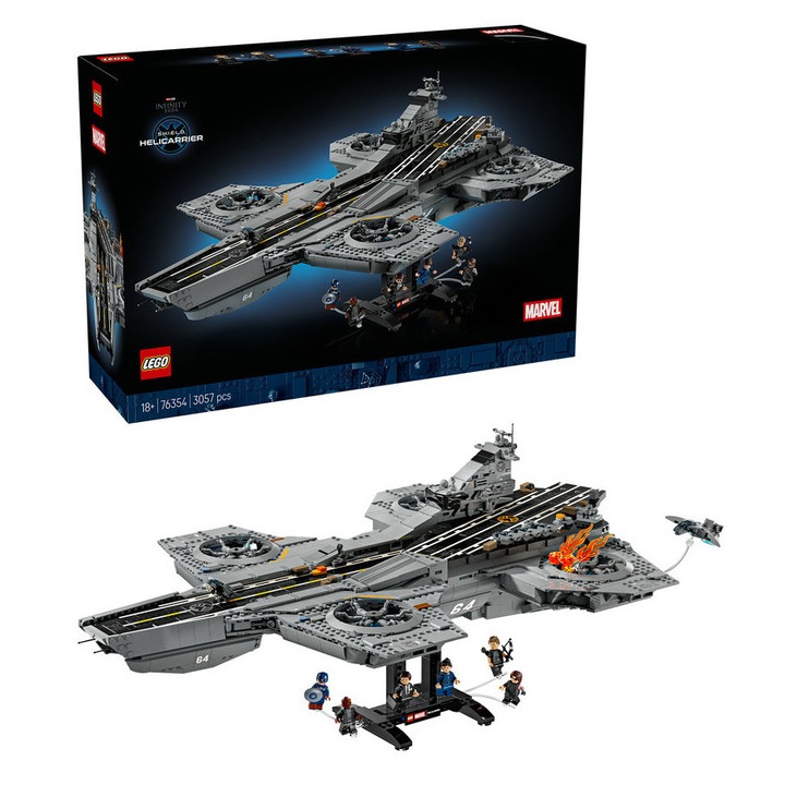LEGO® Marvel - Portelicopter S.H.I.E.L.D. 76354, 3057 piese
