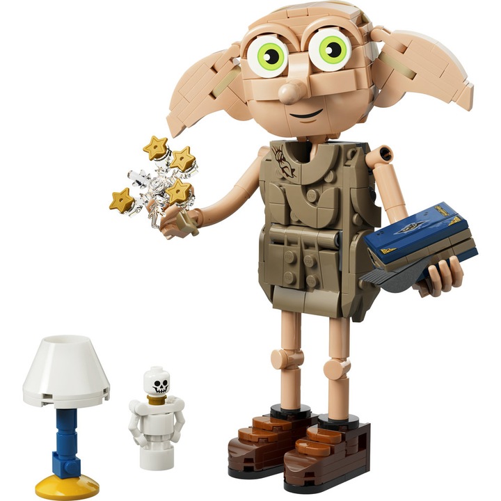 Set de constructie LEGO® Harry Potter™ Dobby™, spiridusul liber 76469, Jucarii pentru Copii, Jucarii pentru Baieti si Fete, Idee de Cadou pentru Copii, 379 piese