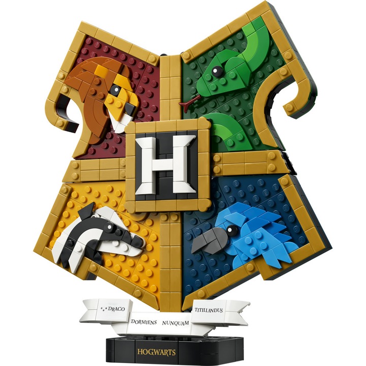 Set de constructie LEGO® Harry Potter™ Blazonul caselor de la Hogwarts™ 76462, Jucarii pentru Copii, Jucarii pentru Baieti si Fete, Idee de Cadou pentru Copii, 545 piese