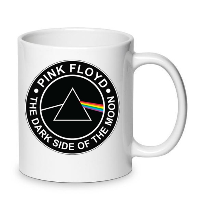 Cana ceramica 330ml, design inspirat de rock clasic, finisaj lucios, ergonomic, lavabila in masina de spalat, set unicat