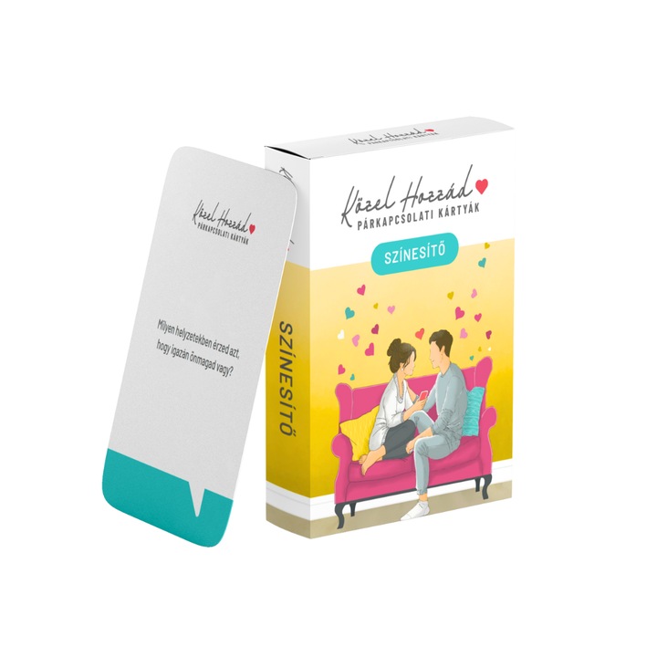 Közel Hozzád párkapcsolati kártyák - Színesítő - Izgalmas és tartalmas beszélgetések minden párnak