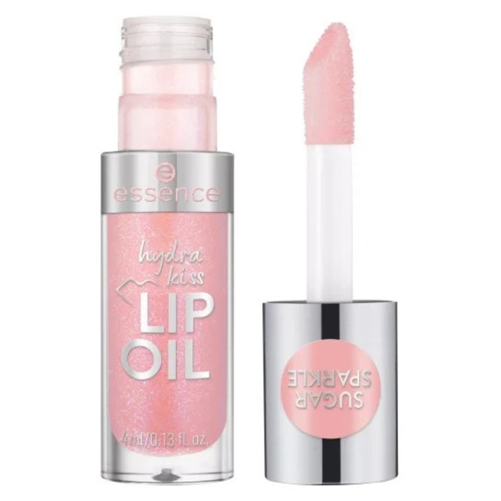 Luciu de buze Hydra Kiss Lip Oil Sugar Sparkle 10 Essence, 4 ml