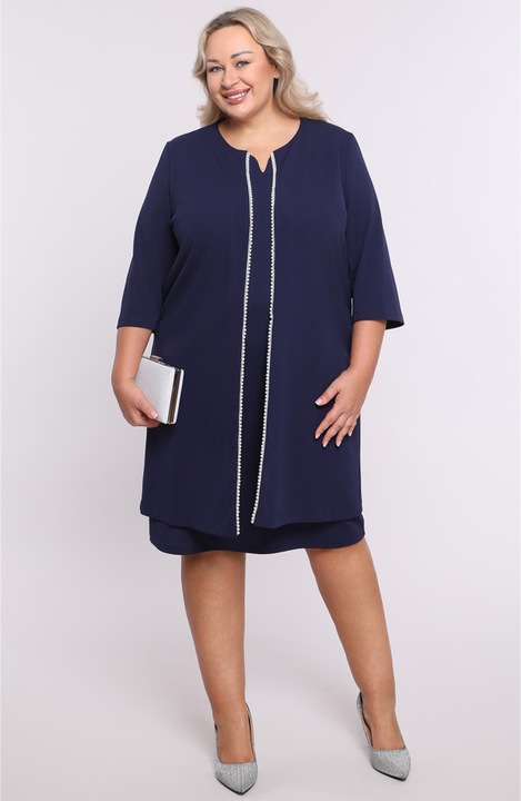 Комплект рокля, Тъмносин