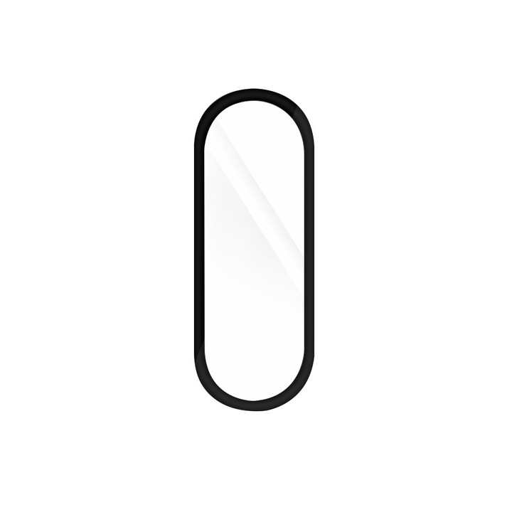 Set 2 x Folie protectie ecran PMMA flexibila pentru Xiaomi Mi Band 5 /6 / 6 NFC, HD, anti-amprente Nano Flex - Negru