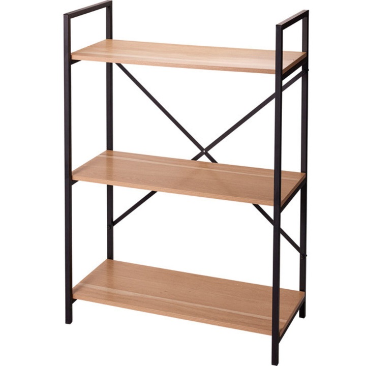 Raft metalic CORN, cu 3 niveluri, 60 x 28 x 84 cm