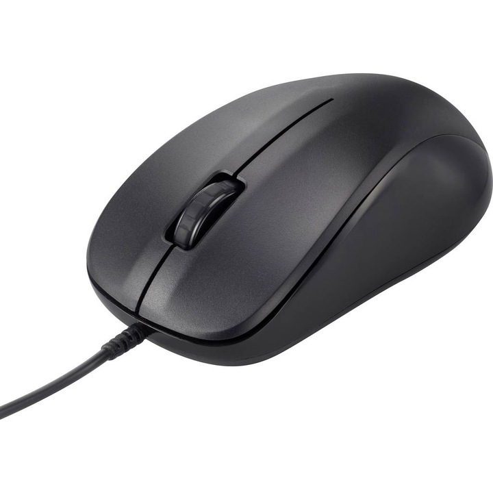 Mouse Renkforce RF-WEM-110 USB optic cu 3 butoane si rezolutie de 1000 dpi, cod produs RF-4979478