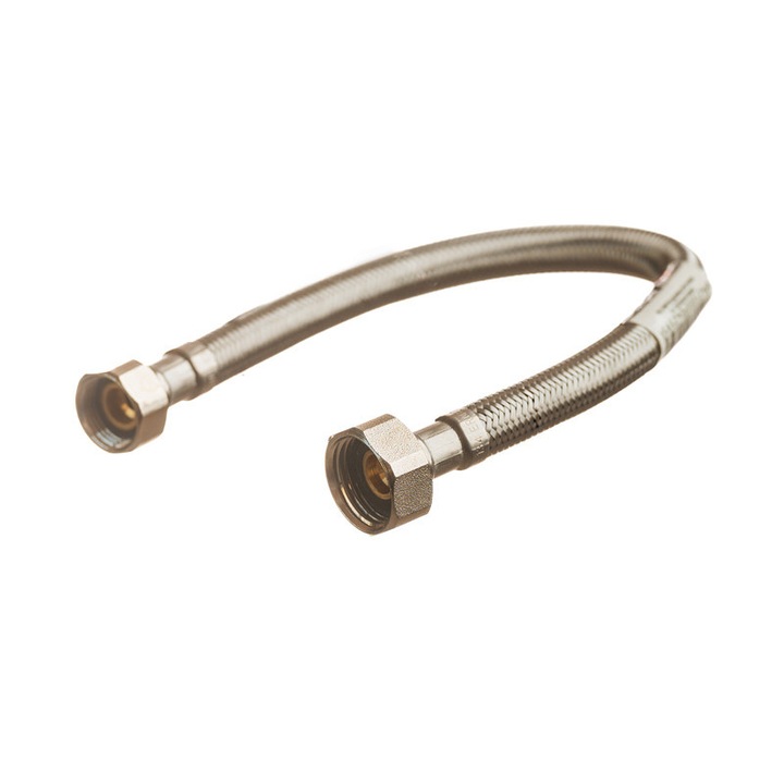 Racord flexibil apa FERRARA 1/2-3/8, inox, 40 cm, EPDM