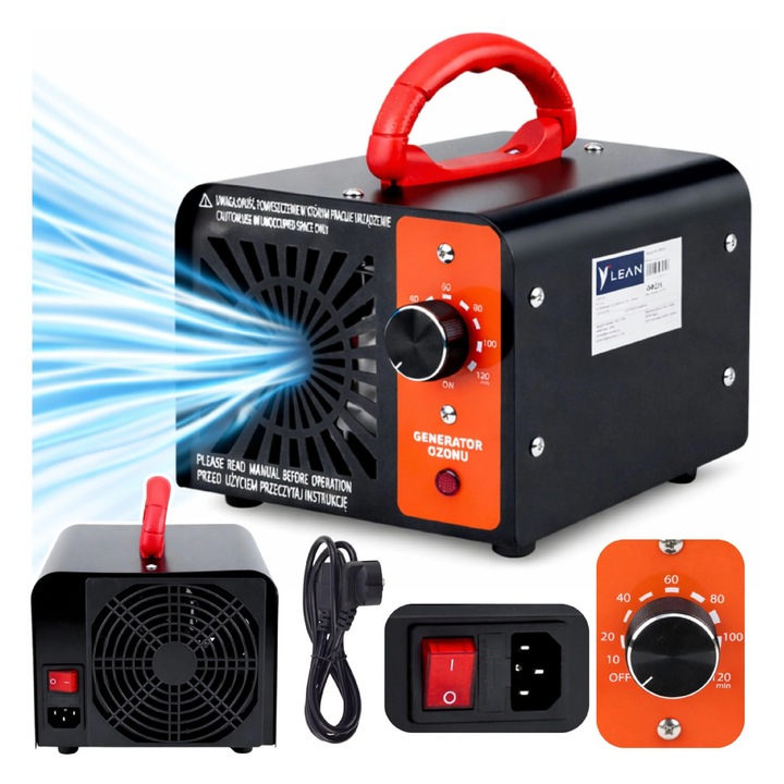 Generator de ozon, 60000 mg / h, 155 W, Lean 29378