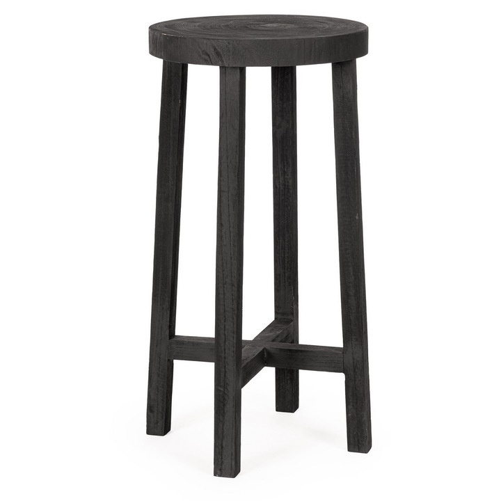 Masuta lemn negru Yako 40x80 cm