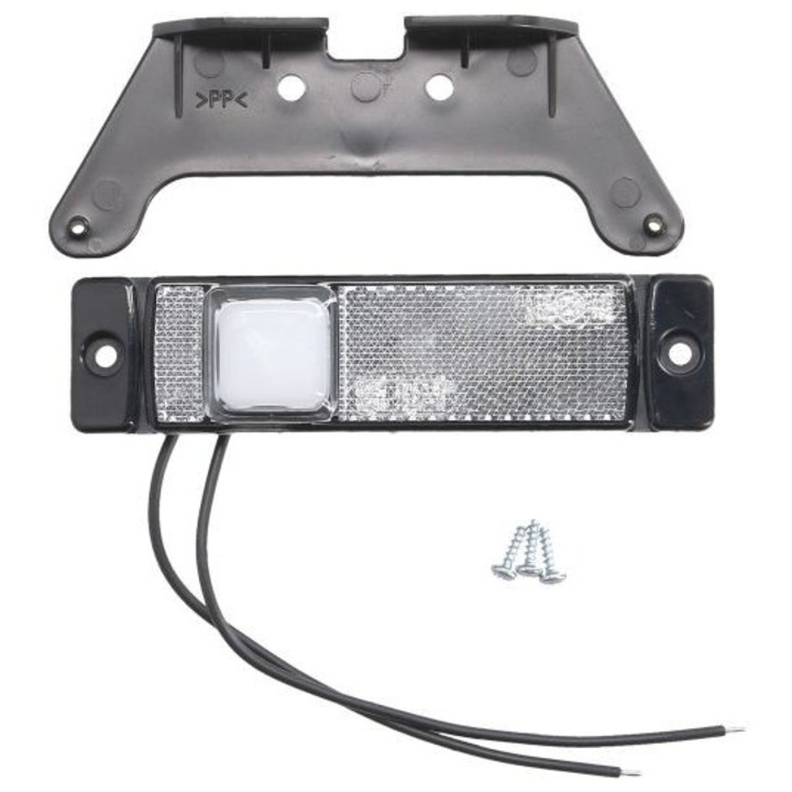 Lampa gabarit Slim, WAS, alb, LED, 32mm x 130mm x 12, 5mm