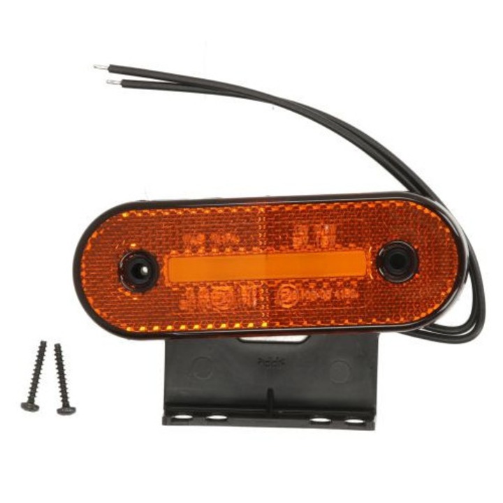 Lampa gabarit LED, WAS, portocalie, 41mm x 115mm x 20mm