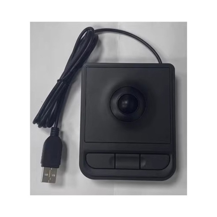 Mouse desktop dedicat cu trackball USB, dispozitiv autonom incorporat pentru control industrial, pentru sali de calculatoare