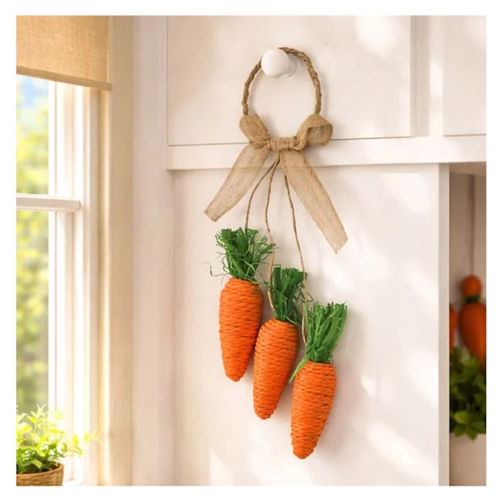 Set Decoratiune Paste 3 morcovi 30cm