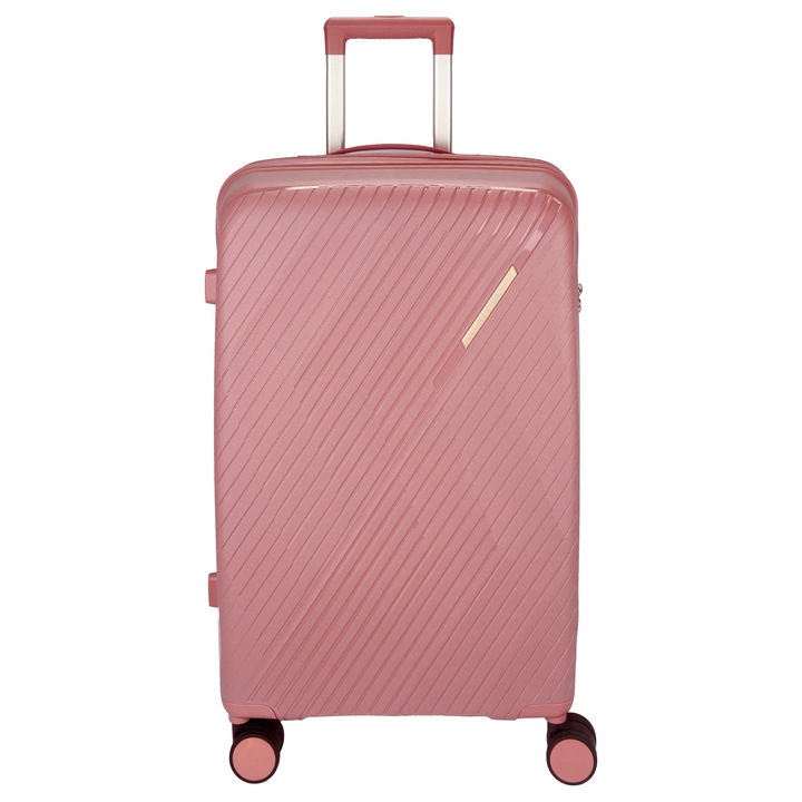 Troler mare calatorie vocier model z range roz 75cm spinner tsa, Vocier, jetdriver 3.0