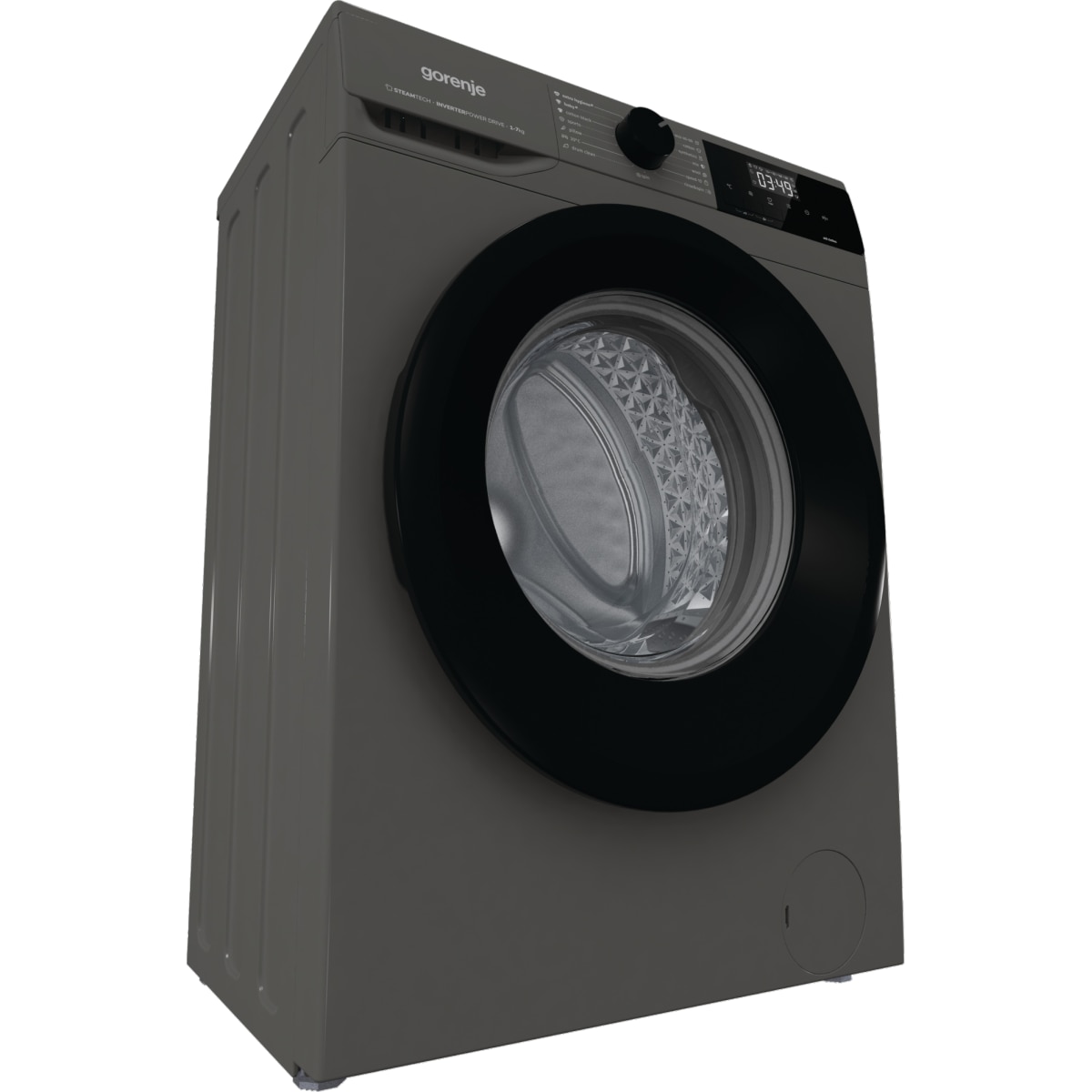 Masina de Spalat Rufe Frontala Gorenje WNHEI74SAS/A Slim SteamTech Capacitate 7KG 1400RPM Clasa A Gri Antracit