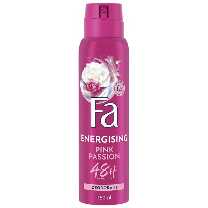 Dezodorant spray Fa Pink Passion pentru femei, 150ml, floral-fructat