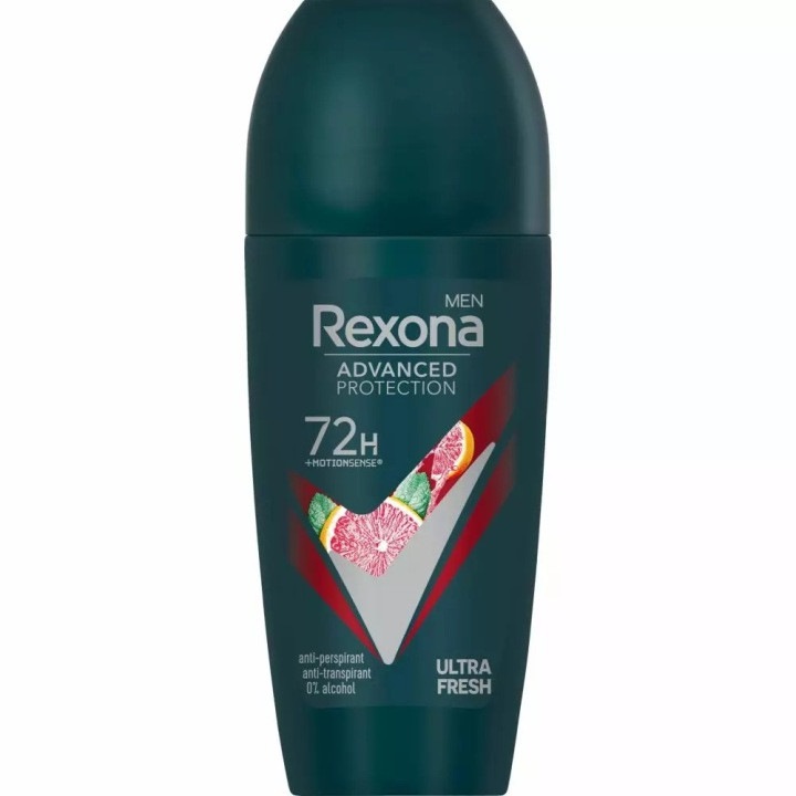 Antiperspirant Rexona Advanced Protection Ultra Fresh, 72 ore protectie, barbati, aplicare in rola