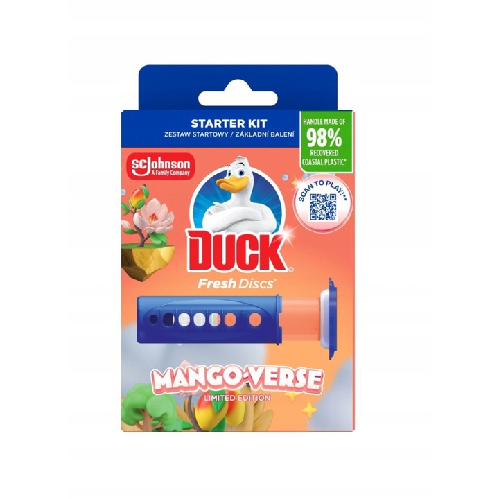 Duck Fresh Discs set, 1 aplicator + 6 krazki, mango, 36 ml