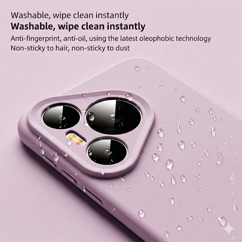 Husa protectie silicon, interior microfibra, pentru Huawei Pura 80 Ultra, anti-amprenta, ultra subtire, Roz