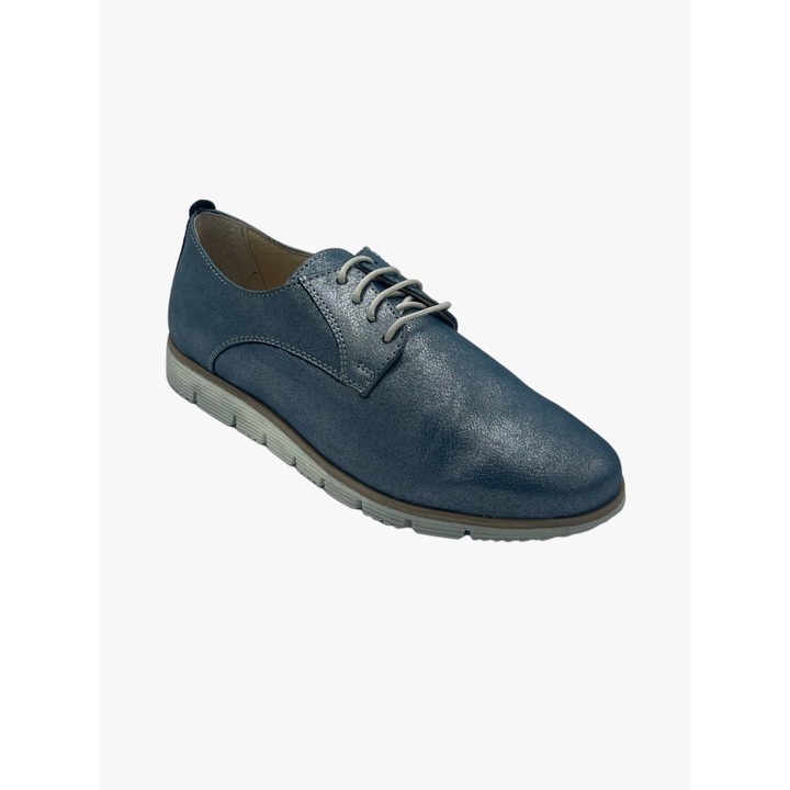 Pantofi casual dama 2330, Piele naturala, 487654, Albastru