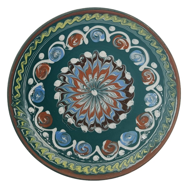 Farfurie Ceramica de Horezu, artizanala, 13-15cm