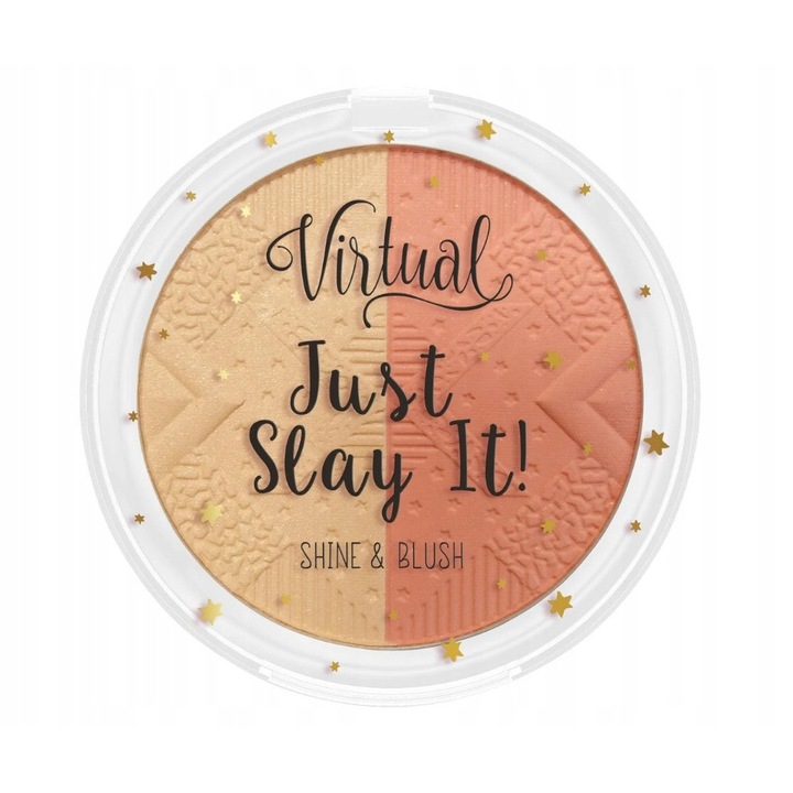 Virtual Just Slay It! Fard de obraz cu iluminator 02 Peach Glow