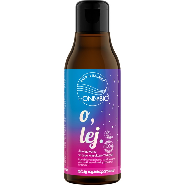 OnlyBio Ulei pentru par in echilibru, 150ml, regenerare intensa, hidratare, parfum de portocala amara