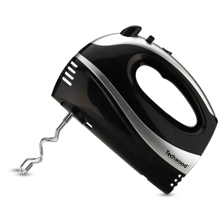 Techwood Mixer de mana electric de 200W cu 5 viteze + functie Turbo