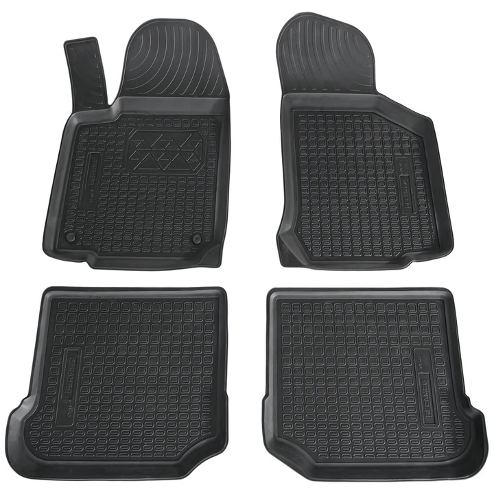 Set de 4 covorase cauciuc 3D stil tavita premium pentru Skoda Octavia I din 1996-2010