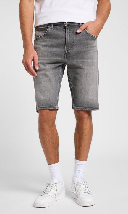 Blugi scurti barbati 112363694, Lee, Bumbac, Gri