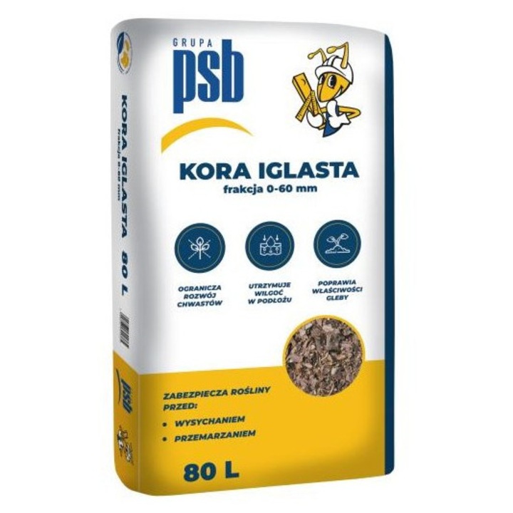 Kora sosnowa Sobex 0-60mm naturala 80L