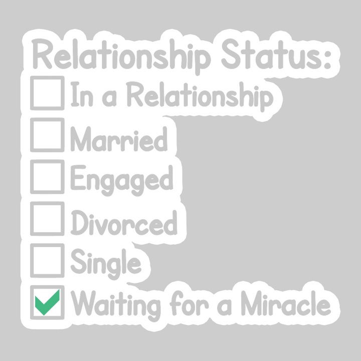 Sticker Relationship Status Funny, Autoadeziv, Cool Funny Texte, Cri-Flo, 20 cm