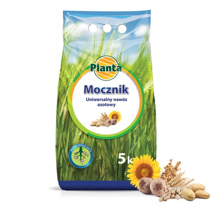 Ingrasamant azotat mocnit 5kg, Planta, 45,8% azot, granulat, pentru plante  de cultura, gradini si peluze - eMAG.ro