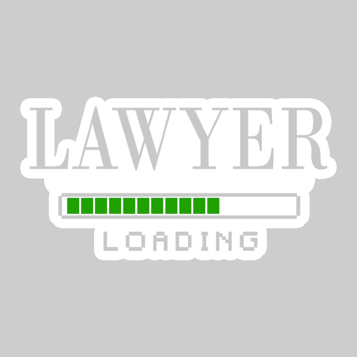Sticker Lawyer Loading, Autoadeziv, Cool Funny Texte, Cri-Flo, 10 cm