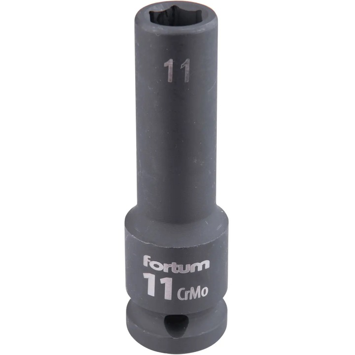 Cheie tubulara de impact 11 mm, Fortum, 4703211, CrMoV