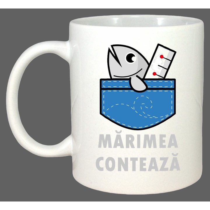 Cana Marimea Conteaza Buzunar, Cadou, Sarbatori, Cri-Flo, Culoare Alb, 330 ml