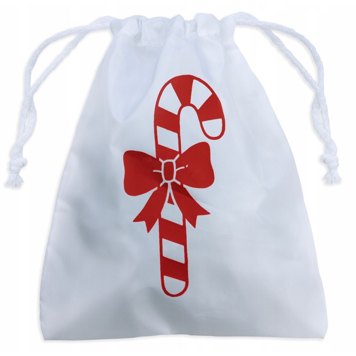 Sac de cadouri, Allbag, 16x21 cm, poliester, reutilizabil, design festiv