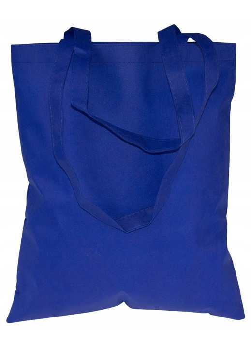 Geanta Allbag din polipropilena, 36x42 cm, albastra, usoara si rezistenta, set 1 bucata