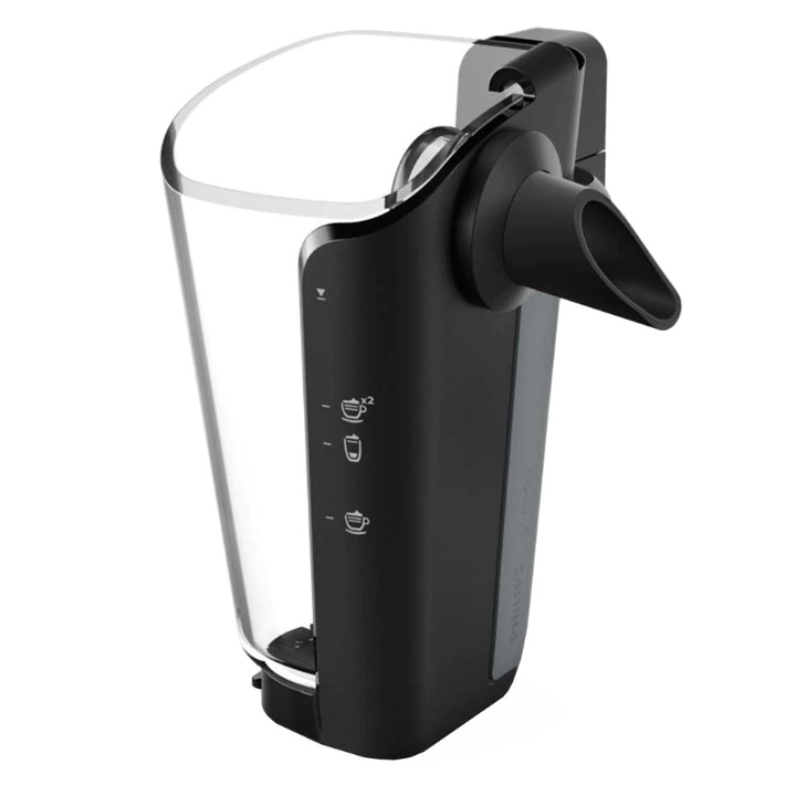 Spumator de lapte Philips LatteGo CA6708/20, 2 bucati fara tuburi sau piese ascunse, curatare rapida, lavabil in masina de spalat vase, capac de depozitare