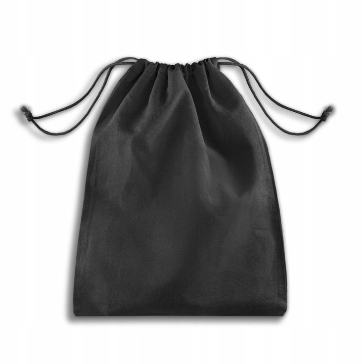 Sac Bumbac 25x40 cm, Allbag, 220g, reutilizabil, ecologic, negru, 1 buc.