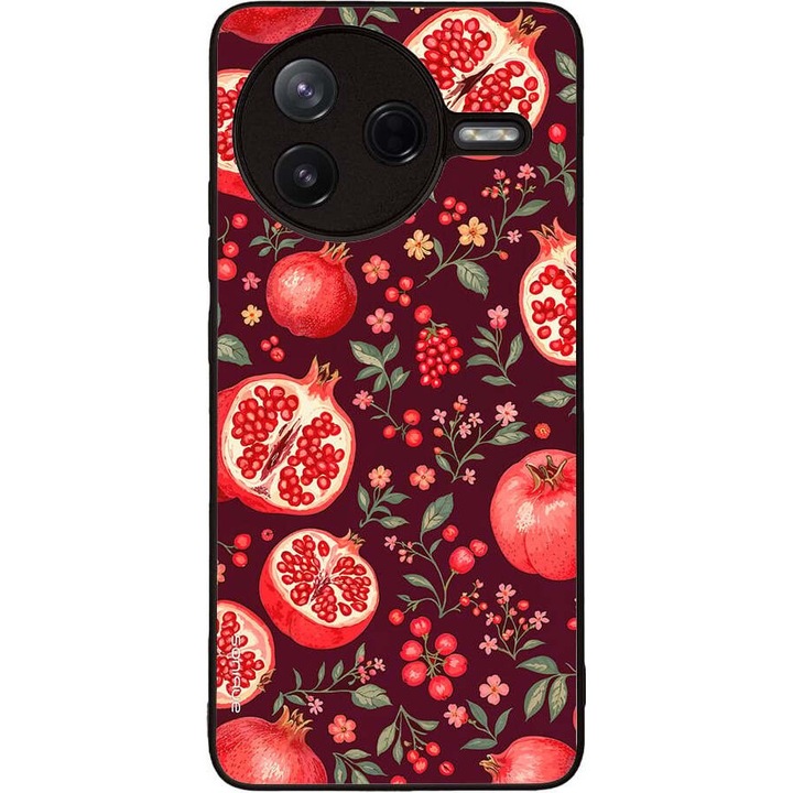 Husa telefon Sonique Fruit Series, pentru Xiaomi Poco F7 Pro 5G, silicon, imprimeuri cu fructe, multicolor