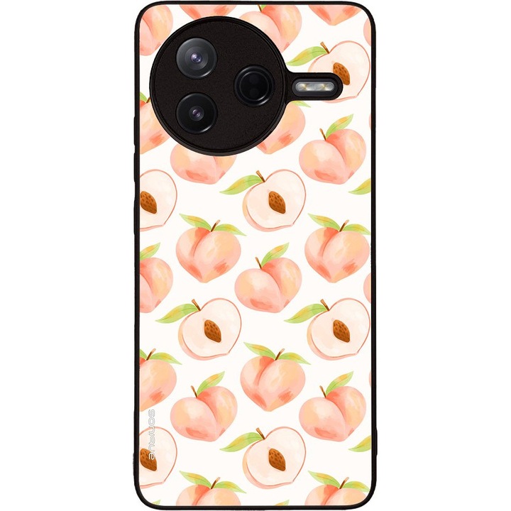 Husa telefon Sonique Fruit Series, pentru Xiaomi Poco F7 Pro 5G, silicon, imprimeuri cu fructe, rosu