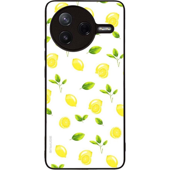 Husa telefon Sonique Fruit Series, pentru Xiaomi Poco F7 Pro 5G, imprimeu fructe, silicon, galben