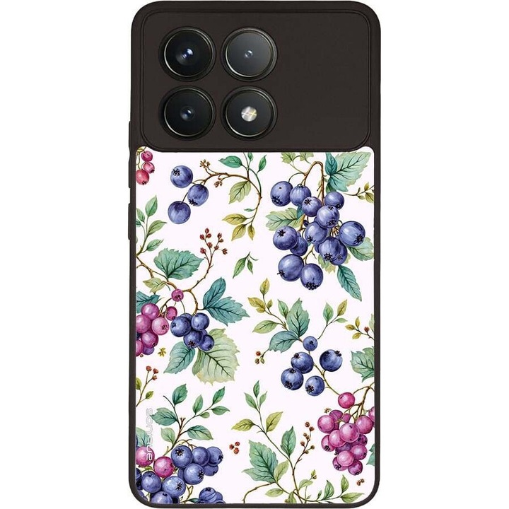 Husa telefon Sonique Fruit Series, pentru Xiaomi Poco F6 Pro 5G, imprimeu fructe, silicon, multicolor