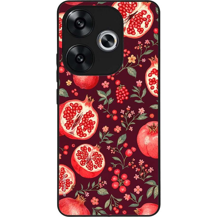 Husa telefon Sonique Fruit Series, pentru Xiaomi Poco F6 5G, silicon, imprimeuri cu fructe, multicolor
