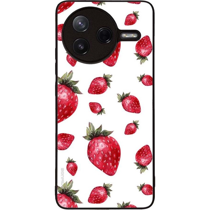 Husa telefon Sonique Fruit Series pentru Xiaomi Poco F7 Pro 5G, imprimeu fructe, silicon, multicolor